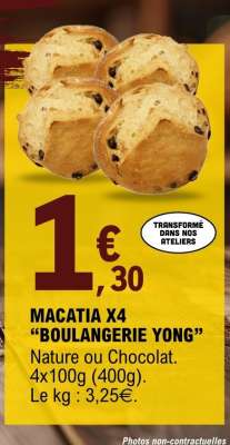MACATIA X4 'BOULANGERIE YONG'
