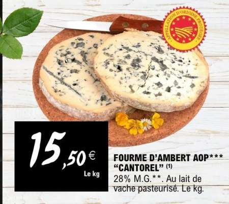 FOURME D'AMBERT AOP "CANTOREL"