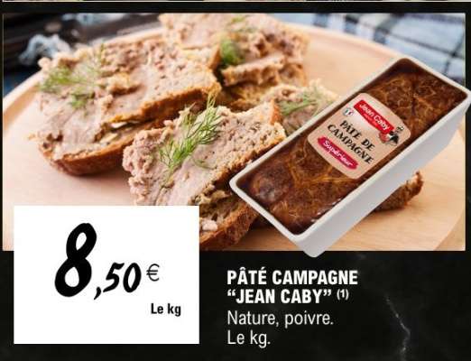 PÂTÉ CAMPAGNE “JEAN CABY”