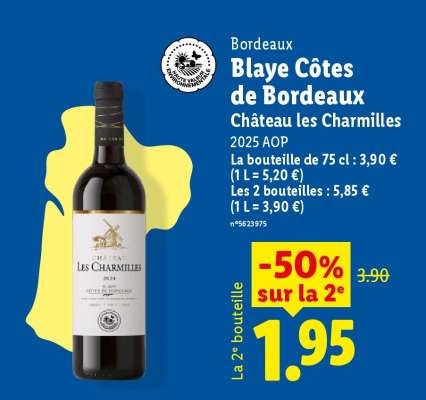 Blaye Côtes de Bordeaux Château les Charmilles