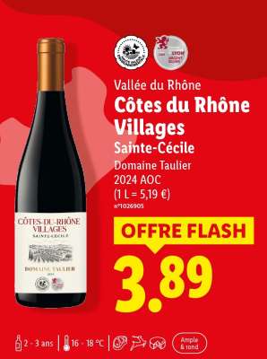CÔTES DU RHÔNE VILLAGES SAINTE CÉCILE