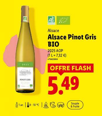 Alsace Pinot Gris Bio