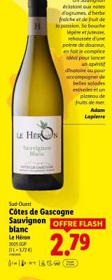 Côtes de Gascogne Sauvignon Blanc