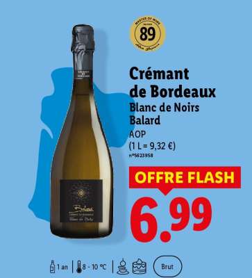 Crémant de Bordeaux Blanc de Noirs Balard