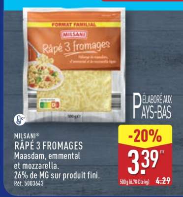 MILSANI® RÂPÉ 3 FROMAGES