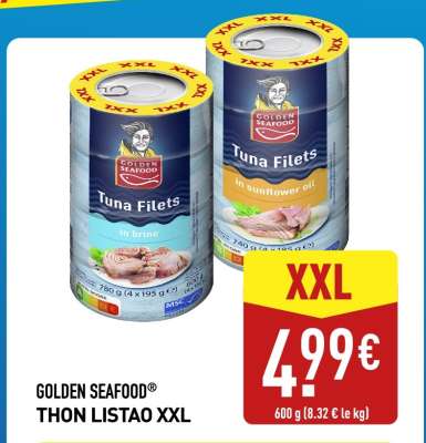 GOLDEN SEAFOOD® THON LISTAO XXL**