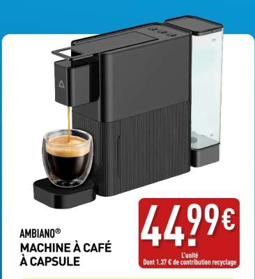 AMBIANO® MACHINE À CAFÉ À CAPSULE