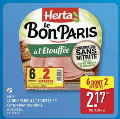 HERTA® LE BON PARIS À L'ÉTOUFFÉE®