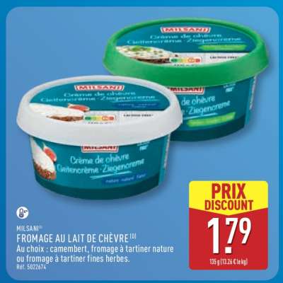 MILSANI FROMAGE AU LAIT DE CHÈVRE