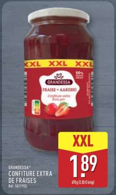GRANDESSA® CONFITURE EXTRA DE FRAISES