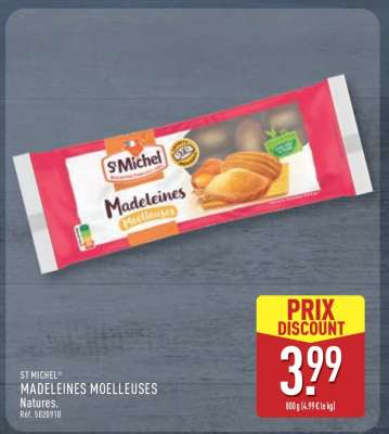 ST MICHEL Madeleines moelleuses