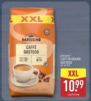 BARISSIMO CAFÉ EN GRAINS GUSTOSO