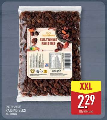 TASTY PLANET® RAISINS SECS