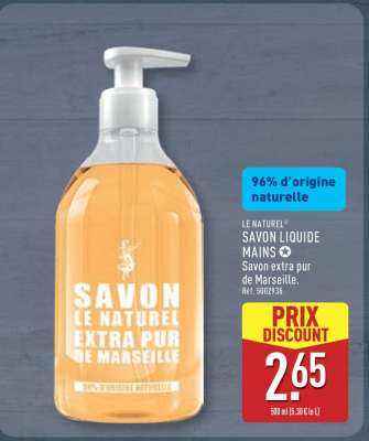 LE NATUREL® SAVON LIQUIDE MAINS