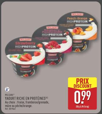 MILSANI Yaourt Riche en Protéines