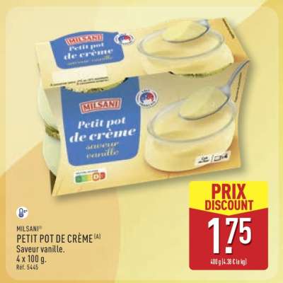 MILSANI PETIT POT DE CRÈME