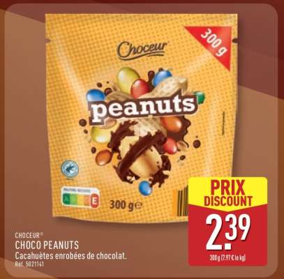 CHOCEUR CHOCO PEANUTS