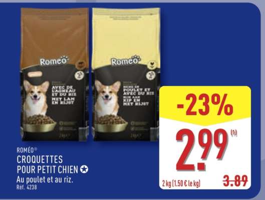 ROMÉO CROQUETTES POUR PETIT CHIEN