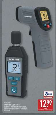 WORKZONE APPAREIL DE MESURE