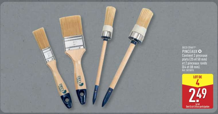 DECO CRAFT PINCEAUX