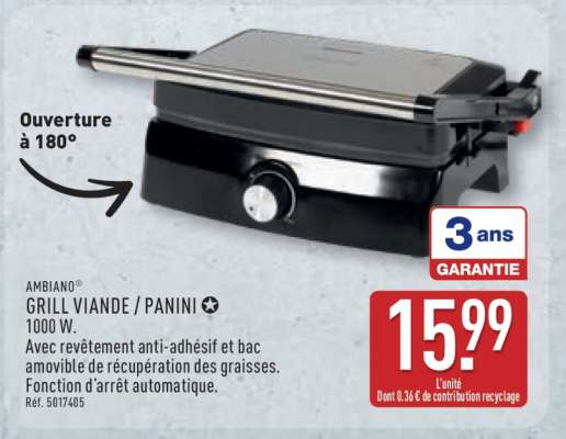 AMBIANO® GRILL VIANDE / PANINI