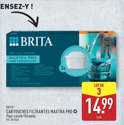 BRITA Cartouches Filtrantes Maxtra Pro