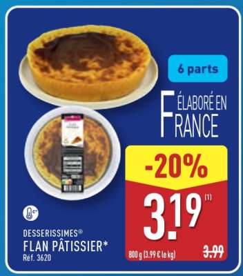 DESSERISSIMES® FLAN PÂTISSIER