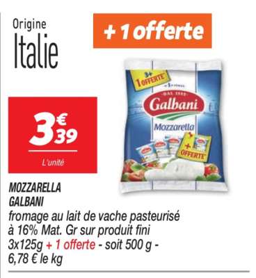 Mozzarella Galbani