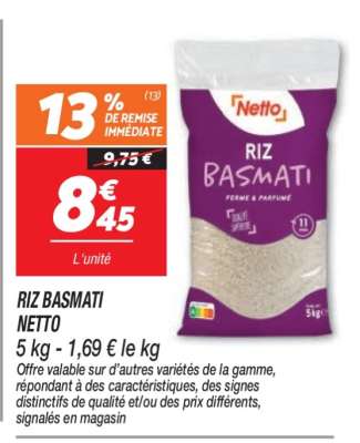 RIZ BASMATI NETTO