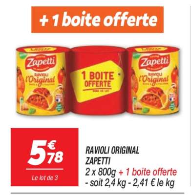RAVIOLI ORIGINAL ZAPETTI