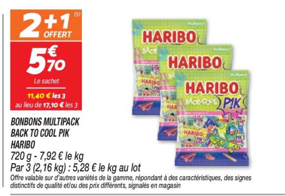 BONBONS MULTIPACK BACK TO COOL PIK