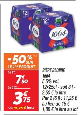 Bière Blonde 1664
