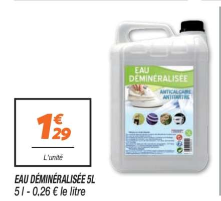 Eau déminéralisée 5L
