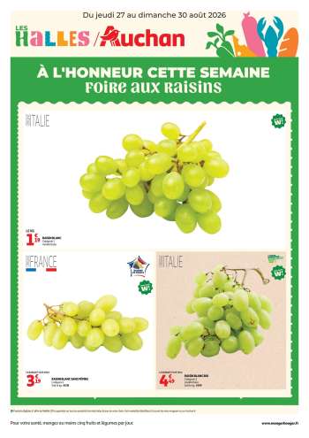 Catalogue Auchan - 27/08/2026 - 30/08/2026.