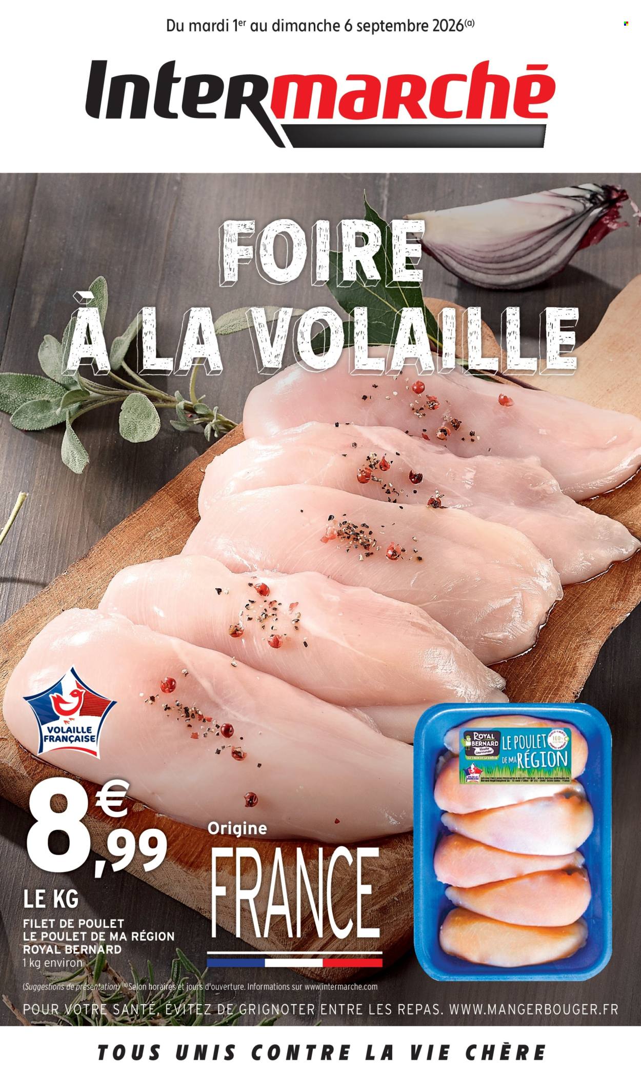Catalogue Intermarché - 01/09/2026 - 06/09/2026. Page 1