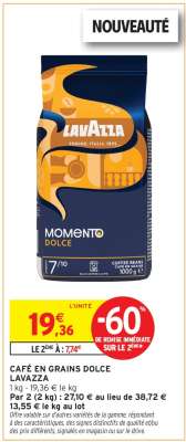 CAFÉ EN GRAINS DOLCE LAVAZZA
