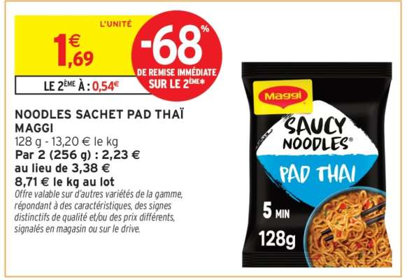NOODLES SACHET PAD THAÏ MAGGI