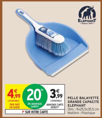 PELLE BALAYETTE GRANDE CAPACITE ELEPHANT