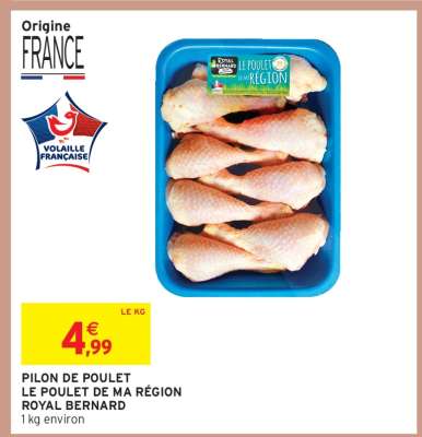 PILON DE POULET LE POULET DE MA RÉGION ROYAL BERNARD