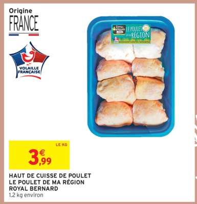 HAUT DE CUISSE DE POULET LE POULET DE MA RÉGION ROYAL BERNARD