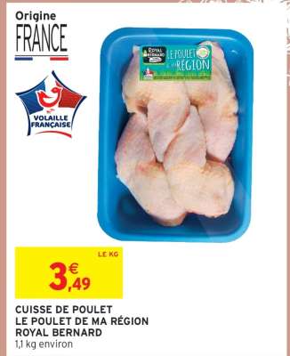 CUISSE DE POULET LE POULET DE MA RÉGION ROYAL BERNARD