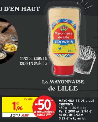 Mayonnaise de Lille CROWN'S