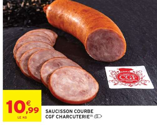 Saucisson Courbe CGF Charcuterie