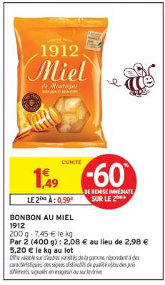 BONBON AU MIEL