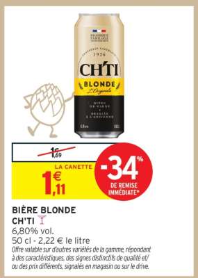 Bière Blonde Ch'ti*