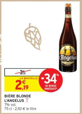 Bière Blonde L'Angelus