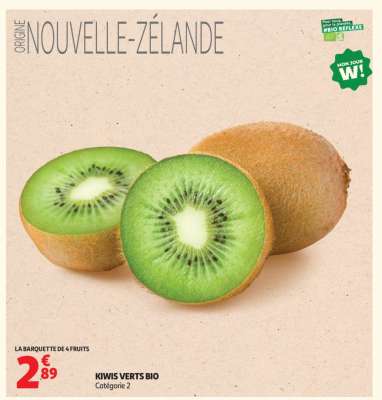 Kiwis Verts Bio