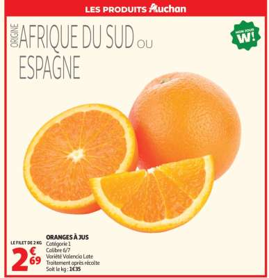 Oranges à jus