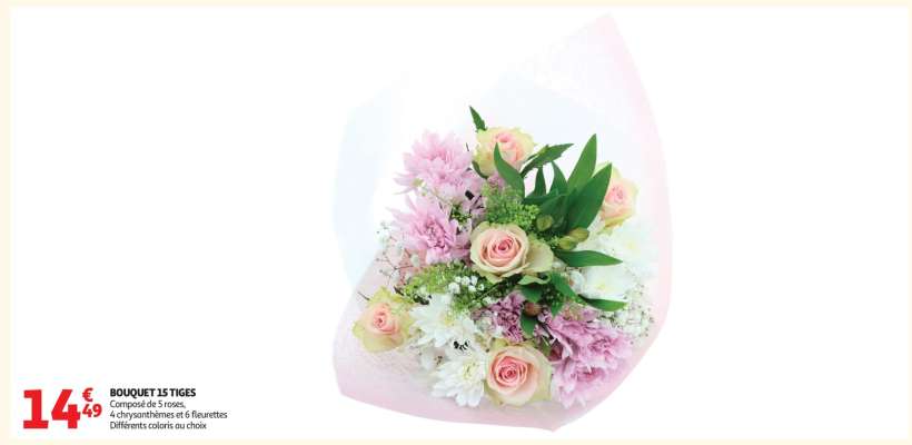 BOUQUET 15 TIGES