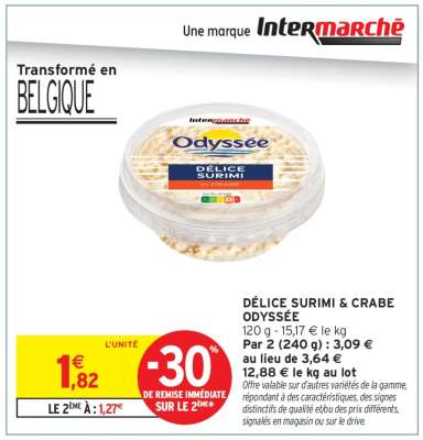 DELICE SURIMI & CRABE ODYSSÉE
